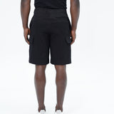 BLACK DENIM SHORTS